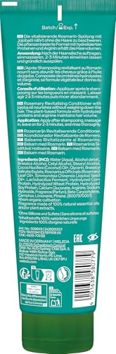 WELEDA Bio Rosmarin Revitalising Conditioner - Naturkosmetik Haarpflege Spülung mit Jojobaöl, Rosmarinöl & Arginin für natürlichen Glanz & Volumen. Haarspülung ohne Silikone & Sulfate (vegan, 150ml)