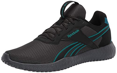 Reebok Men's FLEXAGON Energy TR 2.0 Cross Trainer, Cold Grey/Black/Seaport Teal, 9.5 M US