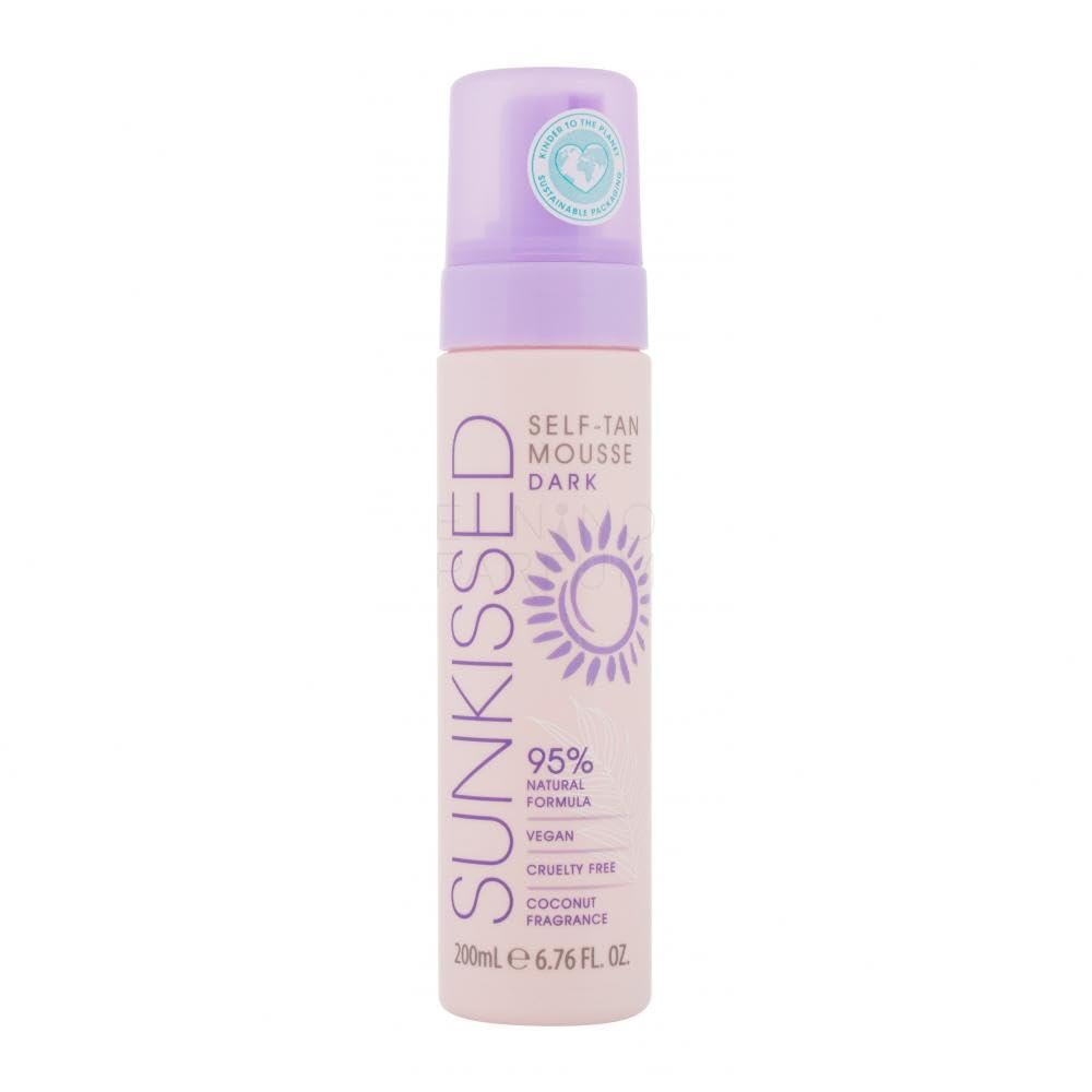 Sunkissed Self Tanning Mousse 200ml - Dark