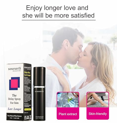 image for sosexerli The Delay Spray for Men, Effectively Enhanced-Extends Men's 