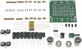 Electronic Amplifier, 6J1 Tube Preamp 6J1 Vacuum Electron Tube Valve Preamp Amplifier Board Amplifier Electronic DIY Kit (Just Parts Without Outer Box)