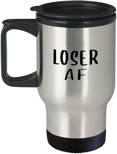 Miniatura 1 de Gifts for Loser AF Travel Mug Insulated Coffee Tumbler - Funny Losers Cute Gag Idea