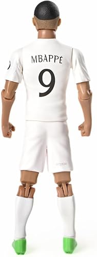 Miniatura 3 de Banbo Toys Real Madrid CF Kylian Mbappe - Figura de acción de fútbol coleccionable de 8 pulgadas