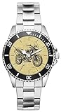 triumph uhr herren Herren Armbanduhr Ø 40 mm KIESENBERG Geschenk für Triumph Tiger Motorrad Fans Fahrer Uhr 20257