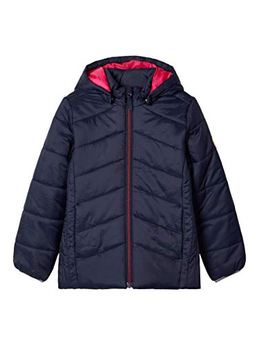 NAME IT NKFMABAS Jacket PB Chaqueta calentadora, Azul Oscuro (Dark Sapphire), 9 años para Niñas