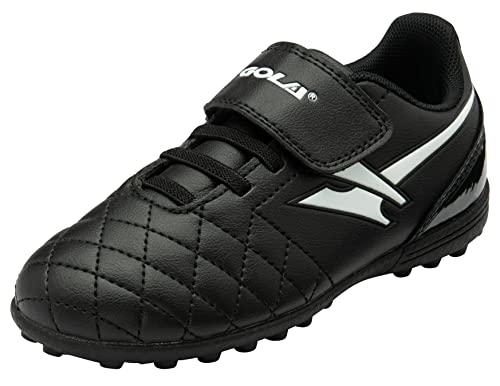Gola Rey 2 VX QF Football Shoe, Black/White, 24 EU