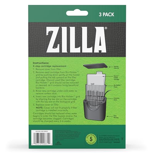 Zilla 100109831 Reptile Pet Terrarium Water Filter Replacement Cartridge thumb #3