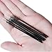 Zarivy 100PCS Disposable Eyeliner Makeup Brushes With Covers On the Hair, Makeup Eye Liner Tools Wands Applicator(Size: 9cm, Thick: 0.2cm, Color: Black)