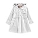 Produktbild Free Fisher Mädchenmantel, elegant, CHFQI2376W14, weiß, 140cm(Busto:74CM)