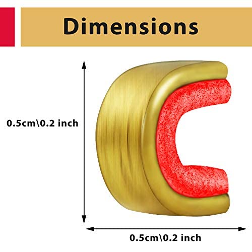 Keshes Bow String Nocking Points – Bowstring Nock Point Archery Accessories, Brass Nocks For Recurve And Compound Bow (Pack Of 6) #TOP6