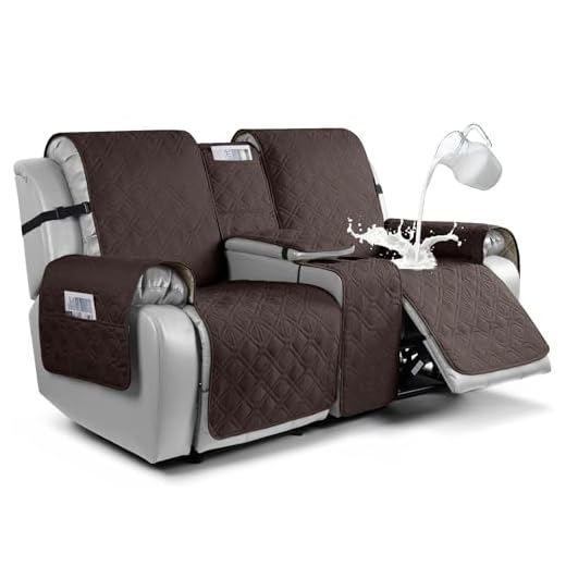 VANSOFY Waterproof Loveseat Recliner Cover