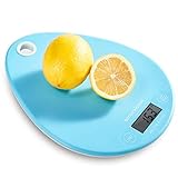 Bonsenkitchen Báscula Digital Báscula de Cocina pequeña Báscula Digital electrónica, Báscula Fina para Cocinar y Hornear en la Cocina, con Control Táctil y Sensor de Alta Precisión