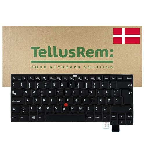 Replacement Danish Backlit Keyboard for Lenovo Thinkpad T460s T470s