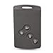 Key Shell 4 Buttons for Renault Laguna Koleos Megane Fob Remote Smart Card Key Case with Insert Small Key Blade
