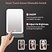COSMIRROR Rechargeable Lighted Makeup Vanity Mirror with 3 Color Lighting, Light Up Mirror with Adjustable Stand, Touch Sensor Dimming, Portable Cosmetic Mirror
