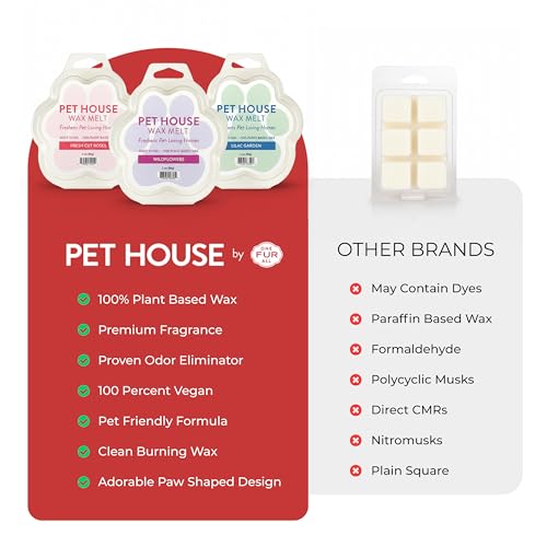 Image of Pet House Strawberry Shortcake Spring Wax Melts - Long-Lasting Plant Based /Soy Scented Wax Melts for Pet Odor Pack of 2