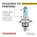 SYLVANIA - 9003 (HB2, H4) SilverStar zXe GOLD High Performance Halogen Headlight Bulb - Headlight & Fog Light, Bright White Output, Best HID Alternative, Xenon Charged Technology (Contains 2 Bulbs)