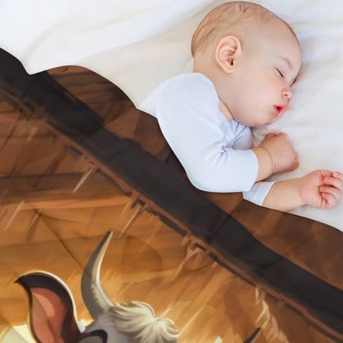 Couverture plaid de lit vache en flannel douce 150x200cm pour toutes saisons