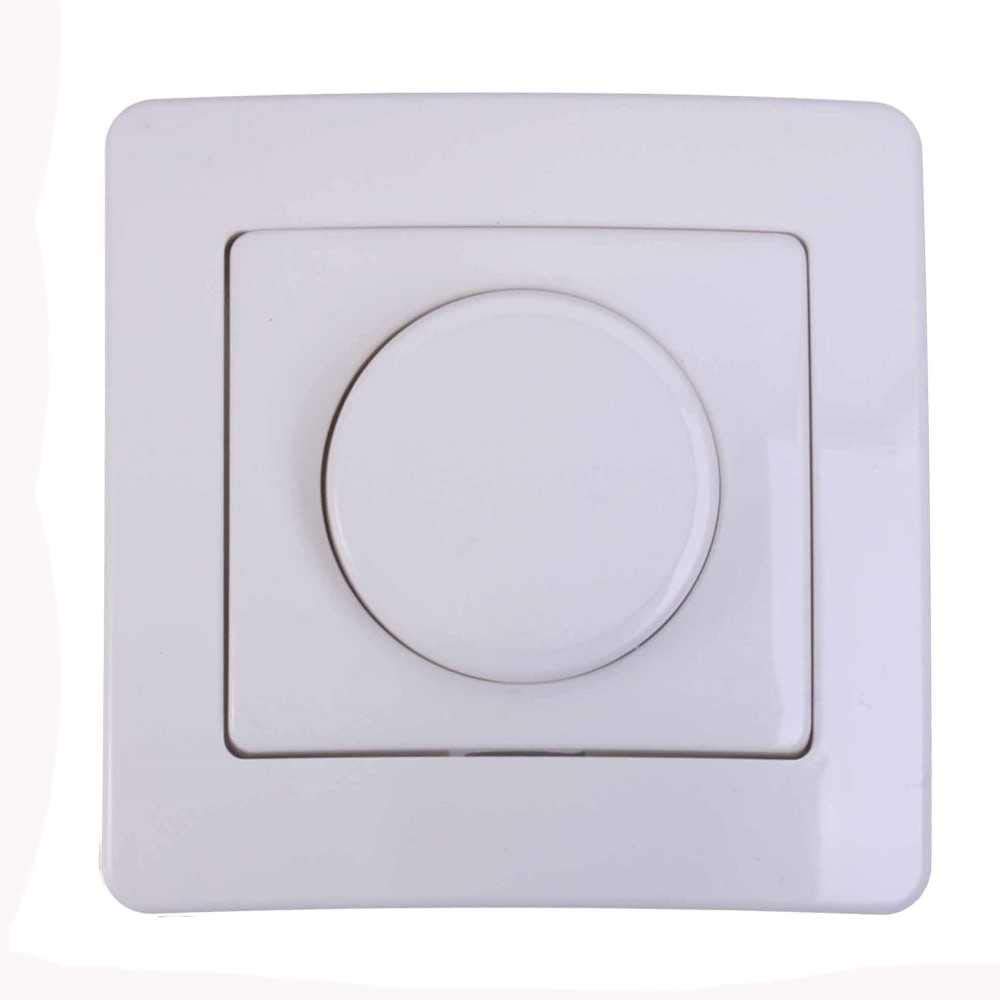 Interruptor TEM gama empotrada Ekonomik cambio de presión dimmer LED blanco brillante
