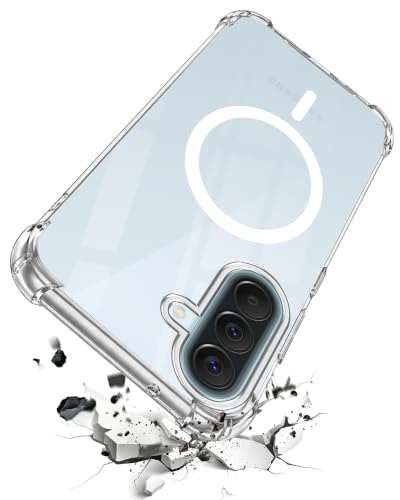 Image of Jkobi Shockproof Crystal-Clear Back Cover for Samsung Galaxy A57 5G (Magsafe Wireless Support | Drop & Camera Protection | Hard Polycarbonate)