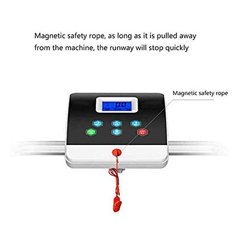 Caminadora eléctrica plegable con display y control de ritmo miniatura 4