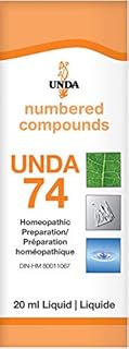 UNDA - UNDA 74 Numbered Compounds - Homeopathic Preparation - 20 ml Liquid