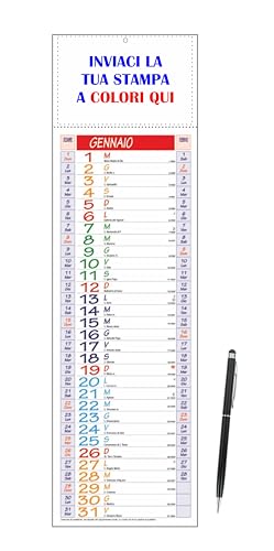 Calendario personalizzato 2025 - Stampa a colori