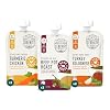 Serenity Kids 7+ Months Bone Broth Puree Made with Organic Veggies – BPA-Free Organic Baby Food Pouches with Veggies & Ethically Raised Meat – Clean Label Project Certified – 3.5 Oz, 6 Pack