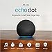 Amazon Echo Dot, Vibrant sounding Alexa speaker, Great for bedrooms, dining rooms and offices, Charcoal