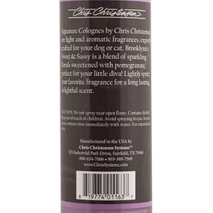Chris Christensen Smart Scents Brooklynn's Sweet & Sassy Grooming Cologne, Groom Like a Professional, Long Lasting, Designer Fragrances, 16 oz Chris Christensen Smart Scents Brooklynns Sweet Sassy Grooming Cologne Groom Like a Professional Long Lasting Designer Fragrances 16 oz