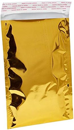 250ea - 9-1/2 X 12 Gold Metallic Glamour Mailers