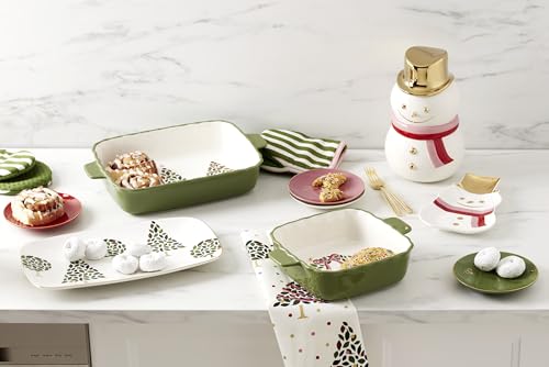 Image of kate spade new york Be Jolly Holiday Collection, Snowman Cookie Jar