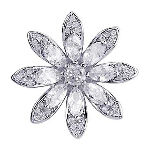 Broches en zircone cubique pour femmes et hommes | Accessoire de mode chic pour robes