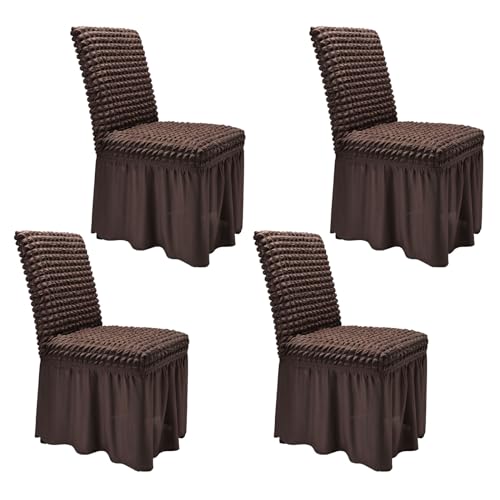 NICEEC Dining Room Chair Covers for Dining Chair Covers Set of 4