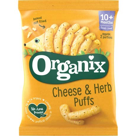Queso Organix extras Organic & Herb Puffs 4 x 15g