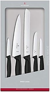 Victorinox Swiss Classic Kitchen Knife Set, 5 Pieces - Paring Knives, Utility Knife