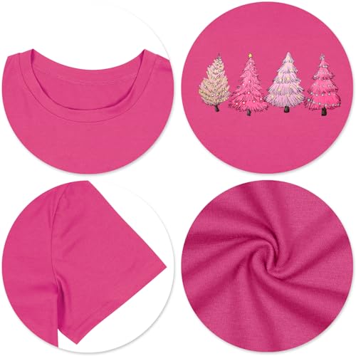 Image of Christmas Tree Shirt for Toddler Boys Girls Merry Christmas T-Shirts Short Sleeve Holiday Tee Xmas Gift Tops
