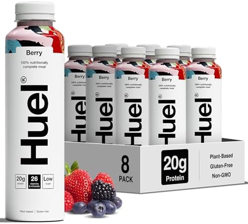 Huel Ready-to-Drink Meal | 8x500ml 20g Protein | Berry