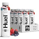 Huel Ready-to-drink Meal, Berry Protein Drink, 8 x 500ml Bottles, Protein Shakes, Pre-Portioned Meal, 20g of Protein per Bottle, Rich in Essential Vitamins, Minerals and Fibre Meal Replacement Shake