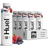 Huel Ready-to-drink Meal, Berry Protein Drink, 8 x 500ml Bottles, Protein Shakes, Pre-Portioned Meal, 20g of Protein per Bottle, Rich in Essential Vitamins, Minerals and Fibre Meal Replacement Shake