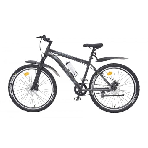 Image of playR Stallion Cycle 27.5 Inch Single Speed - Front Wheel Shock Abs Front and Rear Disc Brake for Durable City Bicycle & Outdoor Adventure Bike for Men & Women All Season