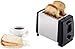 XBR Tostapane Professionale, tostapane 2 fette, con Funzione di scongelamento, per Bagel, pani Speciali Altri Prodotti da Forno, Acciaio Inossidabile Compatto con Fessura Extra Larga, tostapane