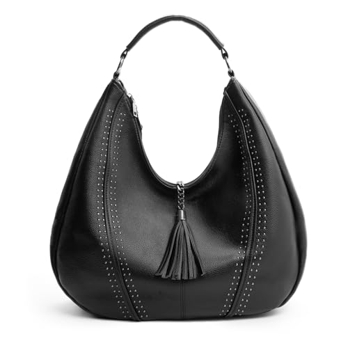 Image of Women Hobo Bags Oversized Leather Handbags PU Crossbody Shoulder Totes Winter Stylish Purses