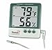 Thomas 4184 ABS Plastic Traceable Jumbo Thermo-Hygrometer, 1-1/8" High Display, 1 percent RH Resolution, +/-1 degree C Accuracy