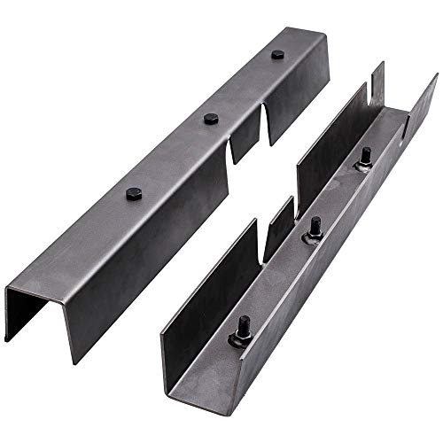 2Pcs Center Skid Plates Rust Repair Frame RH LH for Jeep Wrangler YJ 1987 1988 1989-1995