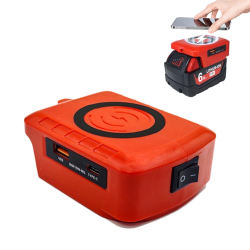 KFUPIUS Fast Wireless Charger Adapter for MIL 18V Tool