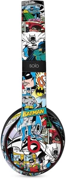 Skinit Decal Audio Skin Compatible with Beats Solo 3 Wireless - Officially Licensed DC Comics Batman Vintage Action Pose Design
