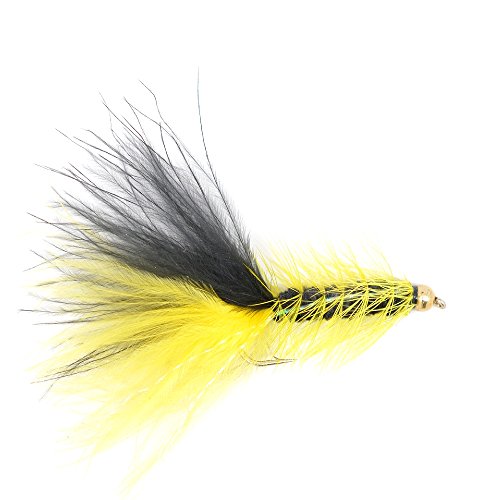 image for The Fly Fishing Place Bead Head Woolly Bugger Classic Streamer Flies -