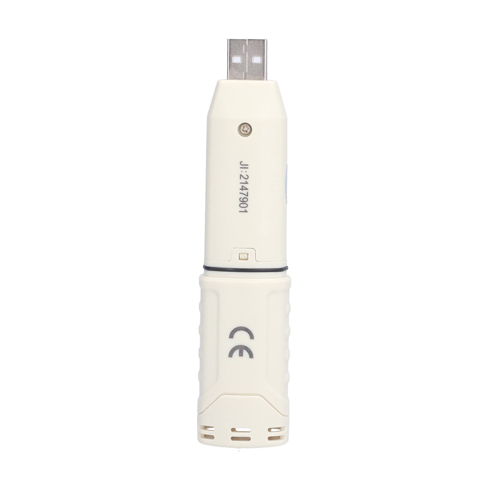 Enregistreur de Température Numérique, Mini Enregistreur de Données USB Portable avec Logiciel D'analyse PC et Réglage D'alarme, pour la de L'environnement Int