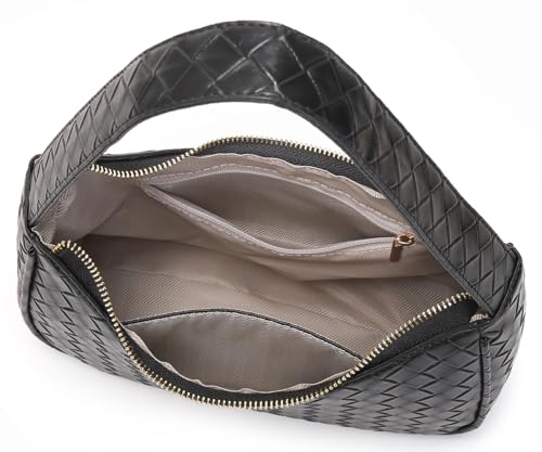 Image of CYHTWSDJ Shoulder Bags for Women, Cute Hobo Tote Handbag Mini Clutch Purse with Zipper Closure